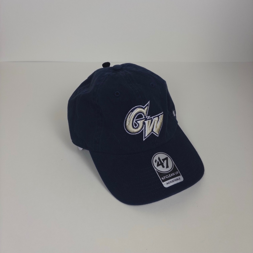 George Washington University '47 Hat OSFA Navy GW Colonials Clean Up Cap
